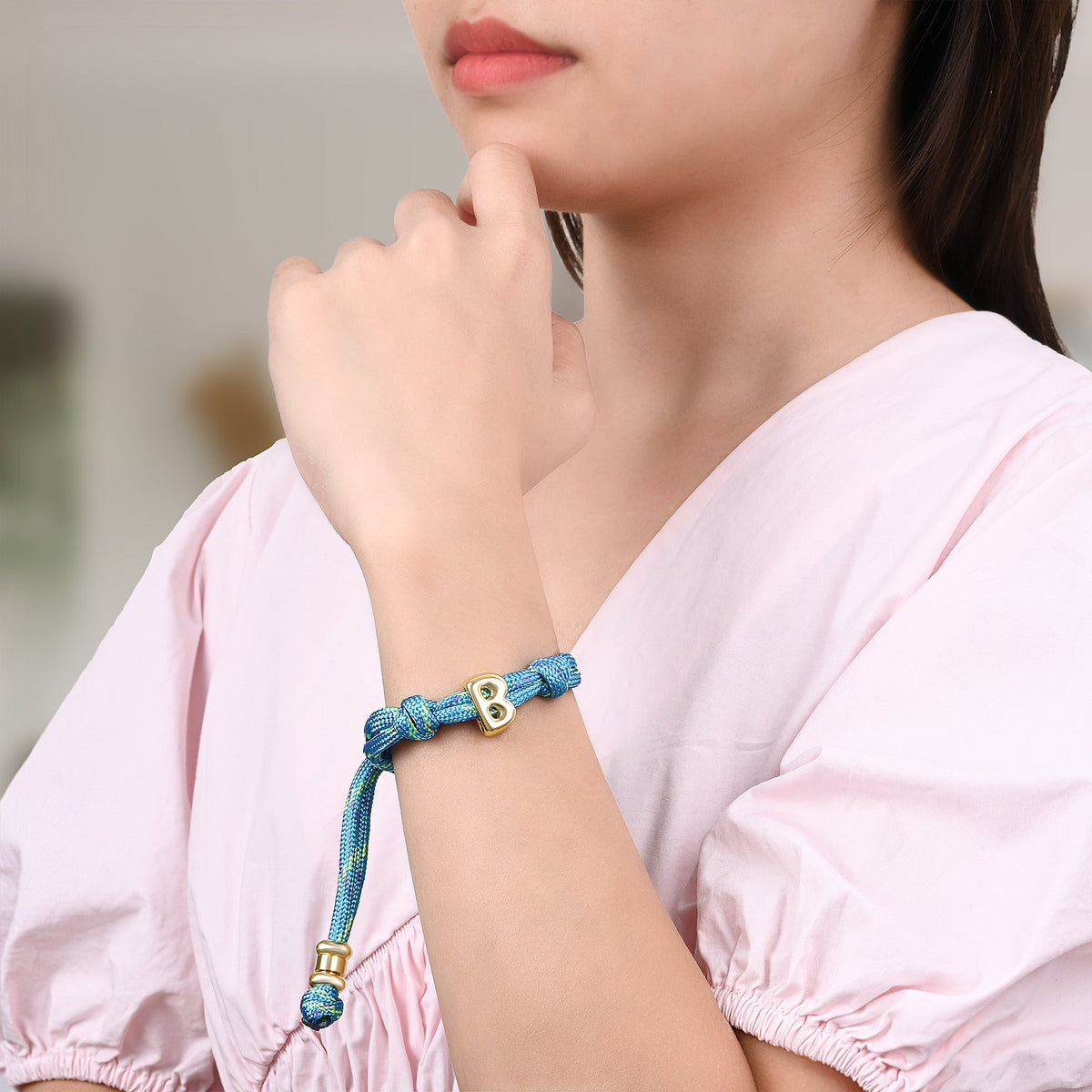Geflochtene Initial Bracelets
