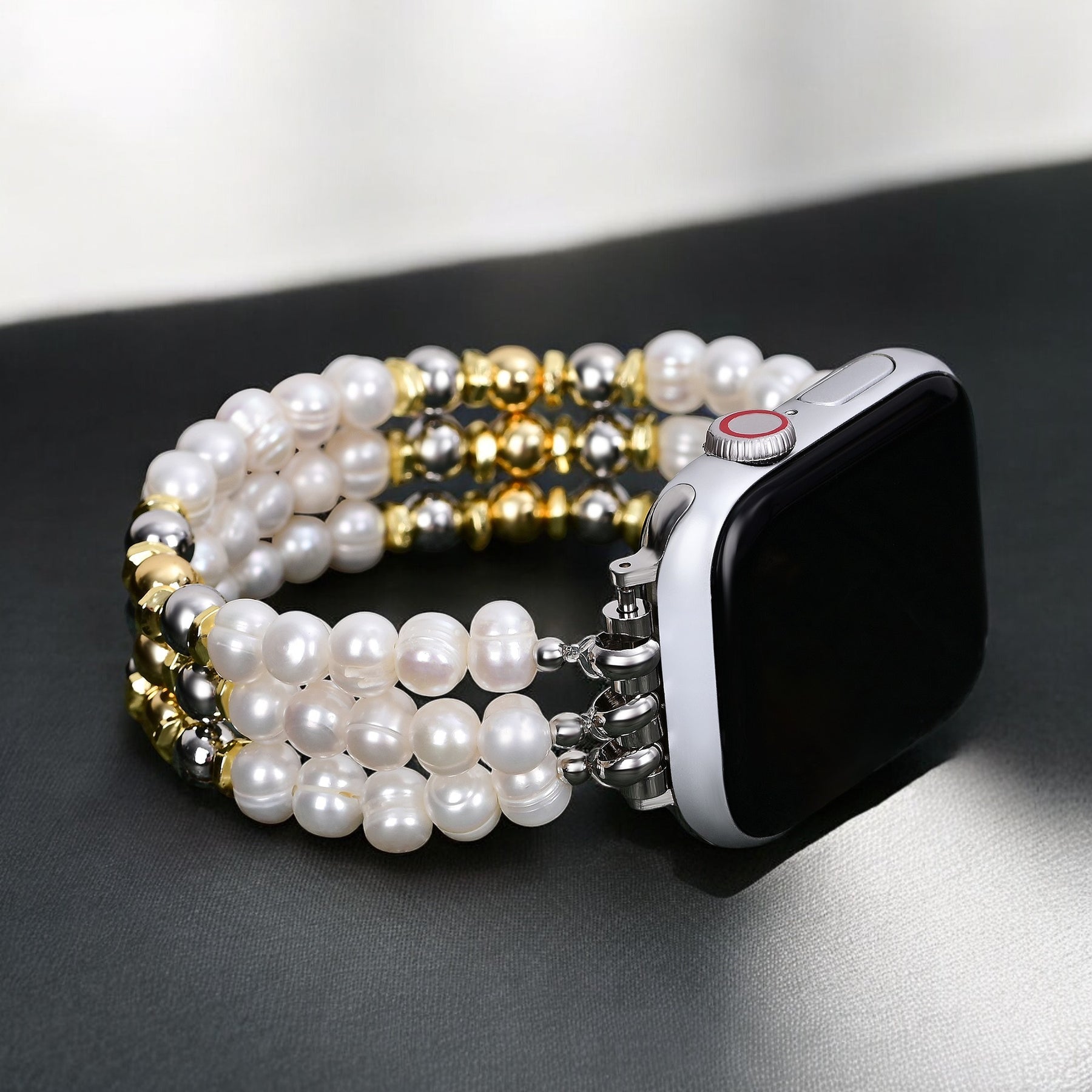 Majestätisches Mondlicht Stretch Apple Watch Armband