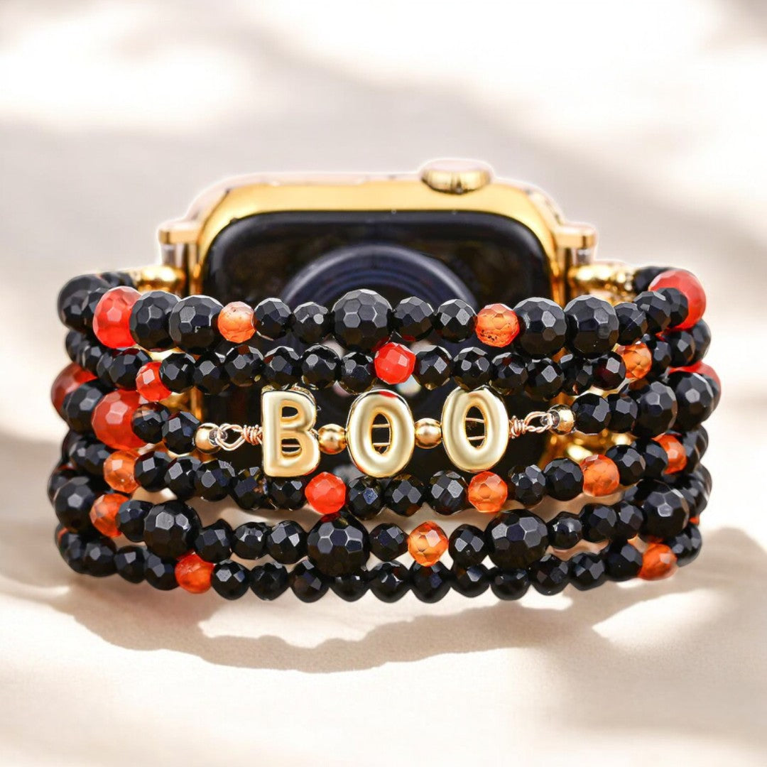 Halloween-Kürbisfeld Apple Watch Armband
