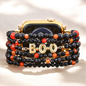 Halloween-Kürbisfeld Apple Watch Armband