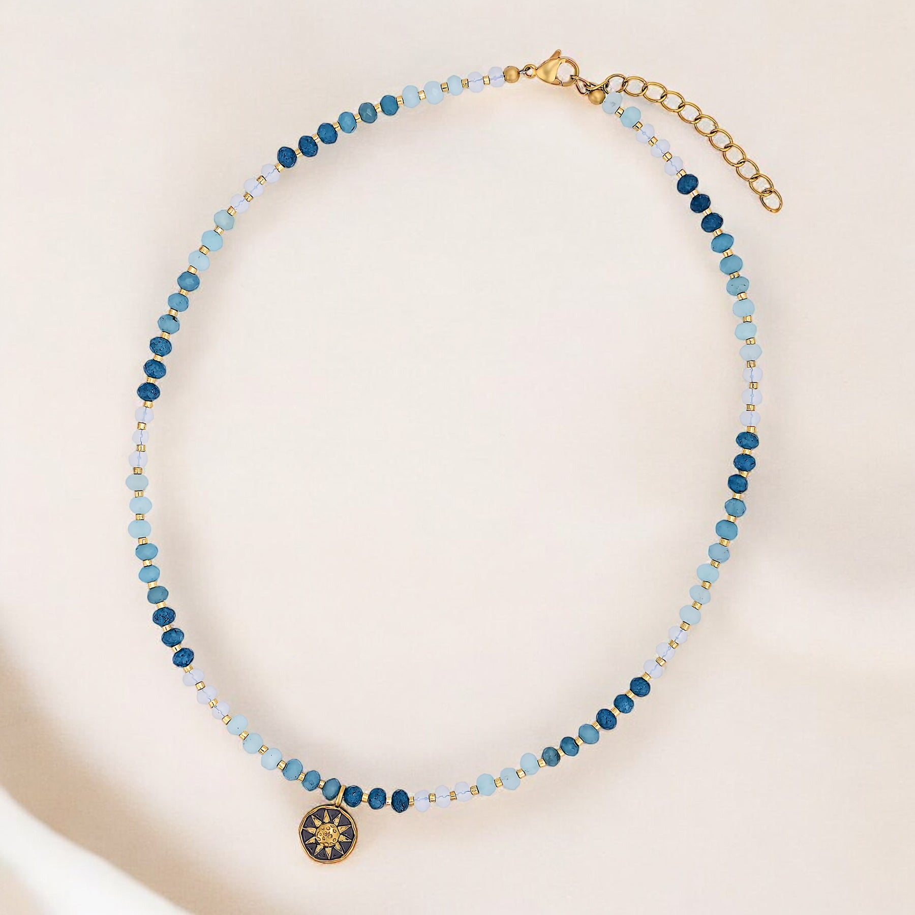 Collier en jade Ocean Glow