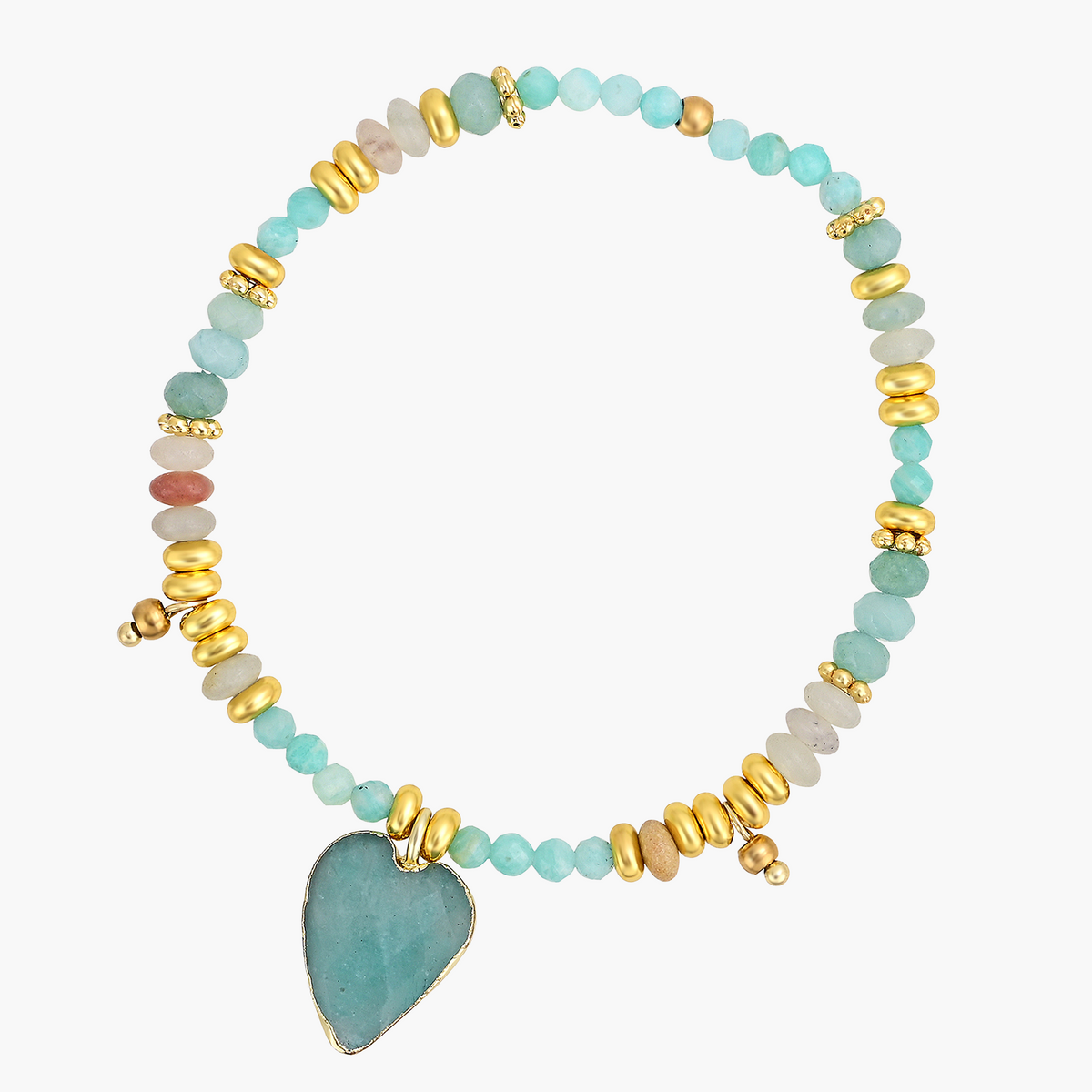 Mitternachts-Achat-Lotus-Armband