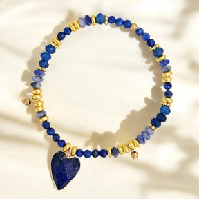 Lapis Liebes Charm Armband