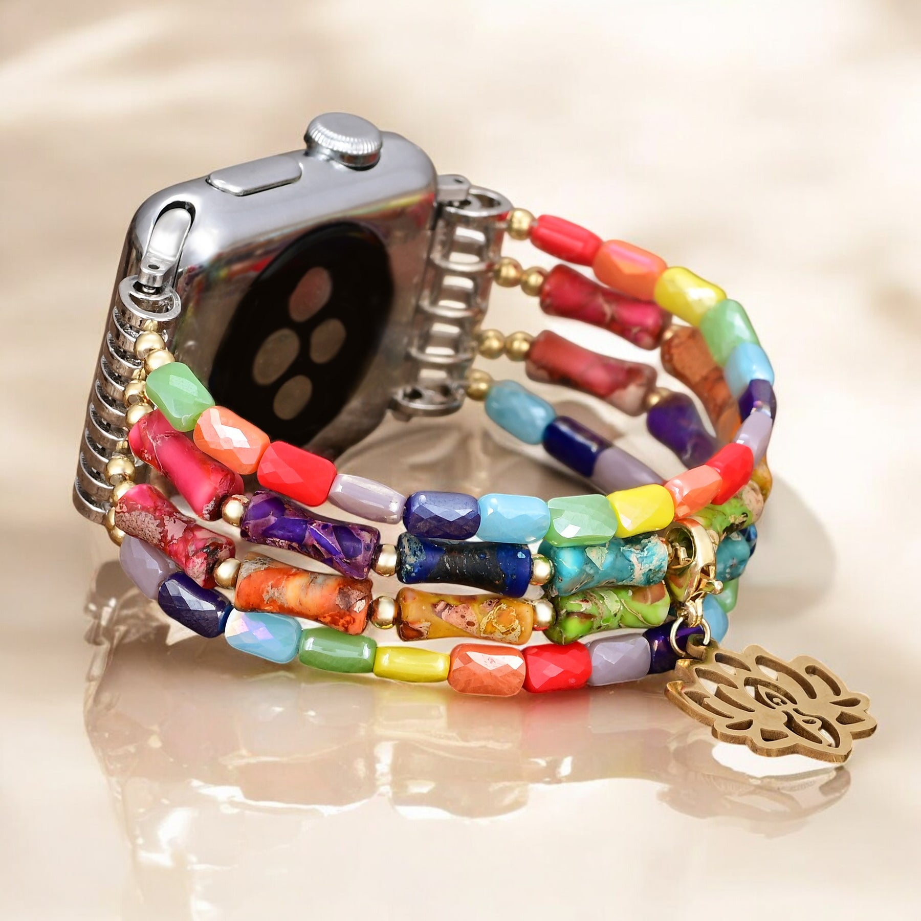 Lotus Chakra Stretch Apple Watch Armband