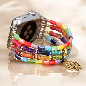 Lotus Chakra Stretch Apple Watch Armband