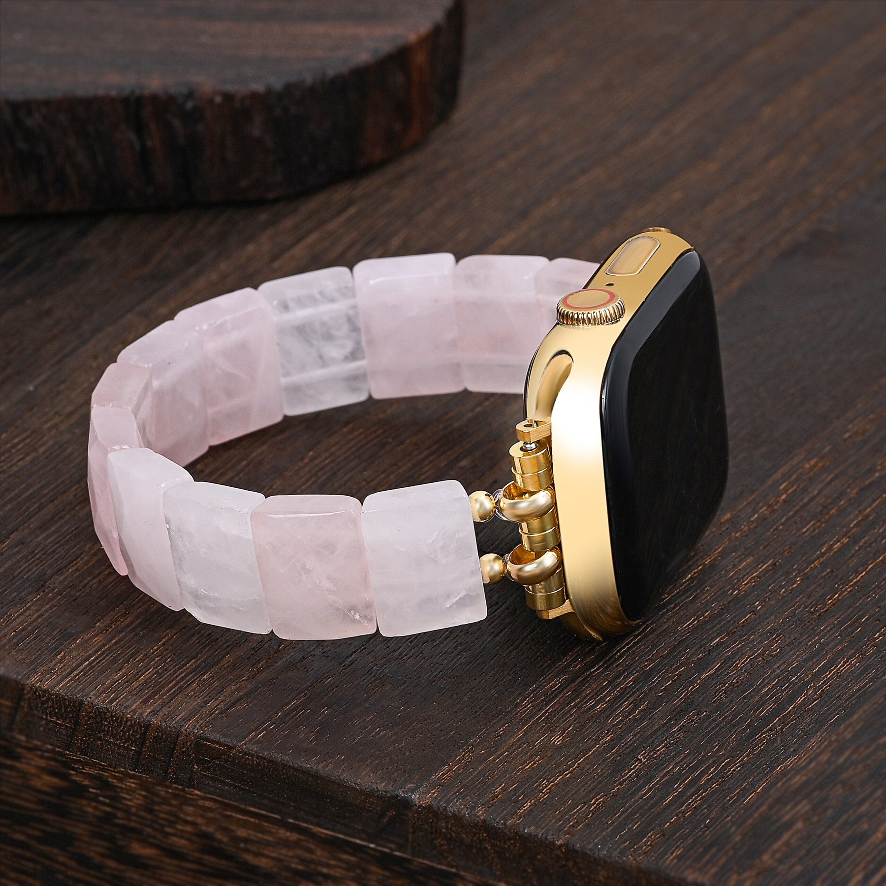Blush Love Quarz Dehnbares Apple Watch Armband