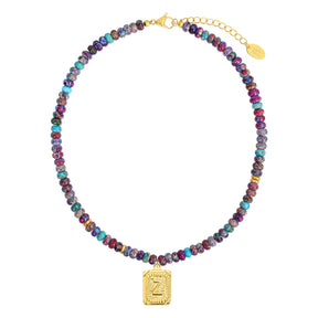 Lebendige Edelstein Anfangsblasen-Halskette