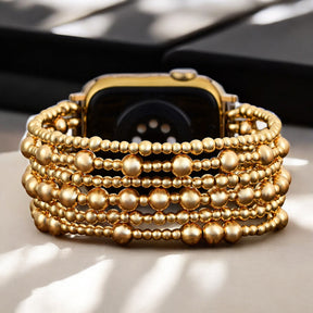 Goldenes Demure Stretch-Armband für Apple Watch
