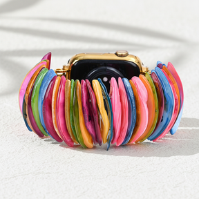 Bracelet extensible en coquille d'or dopamine pour Apple Watch