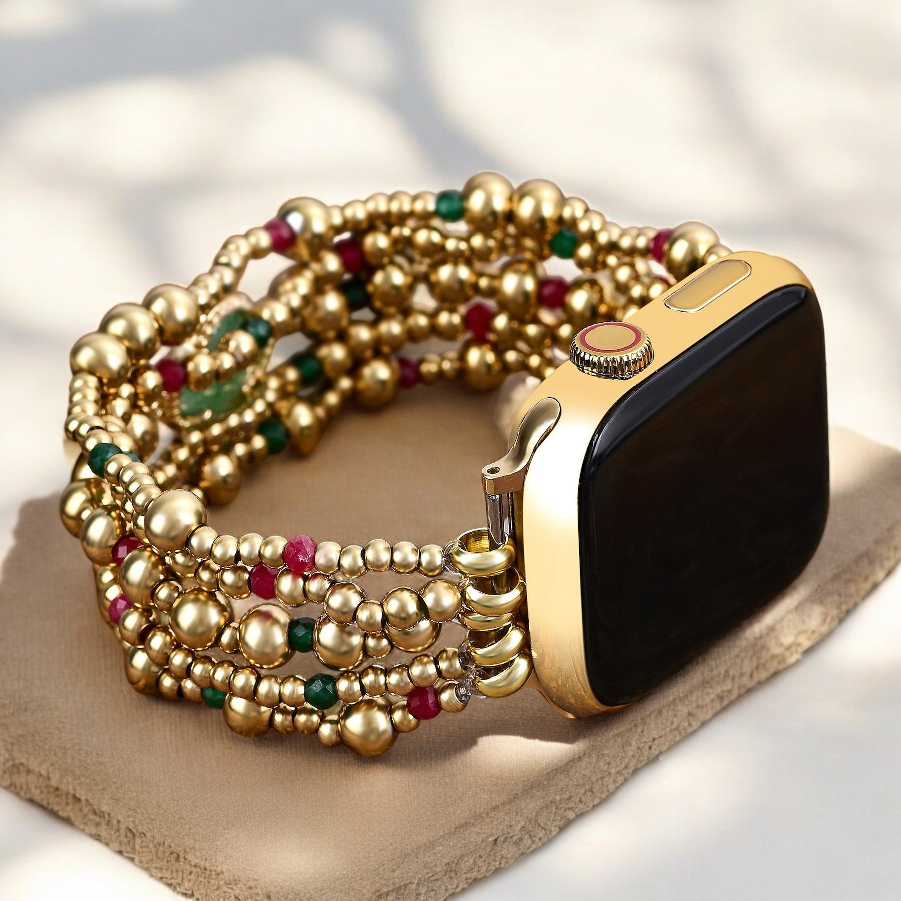 Bracelet extensible Merry Clover Gold pour Apple Watch