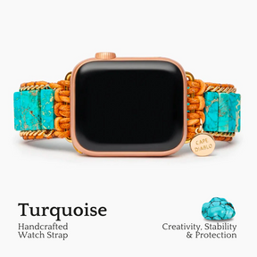 Bracelet de montre Apple Watch avec protection native Turquoise