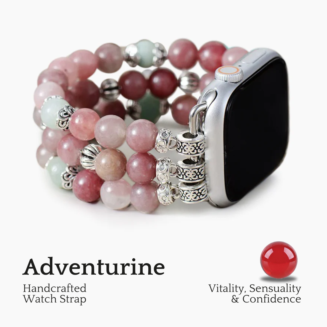 Bracelet extensible Apple Watch couleur rose fané