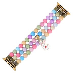 Bracelet Apple Watch extensible Pastel Paradise