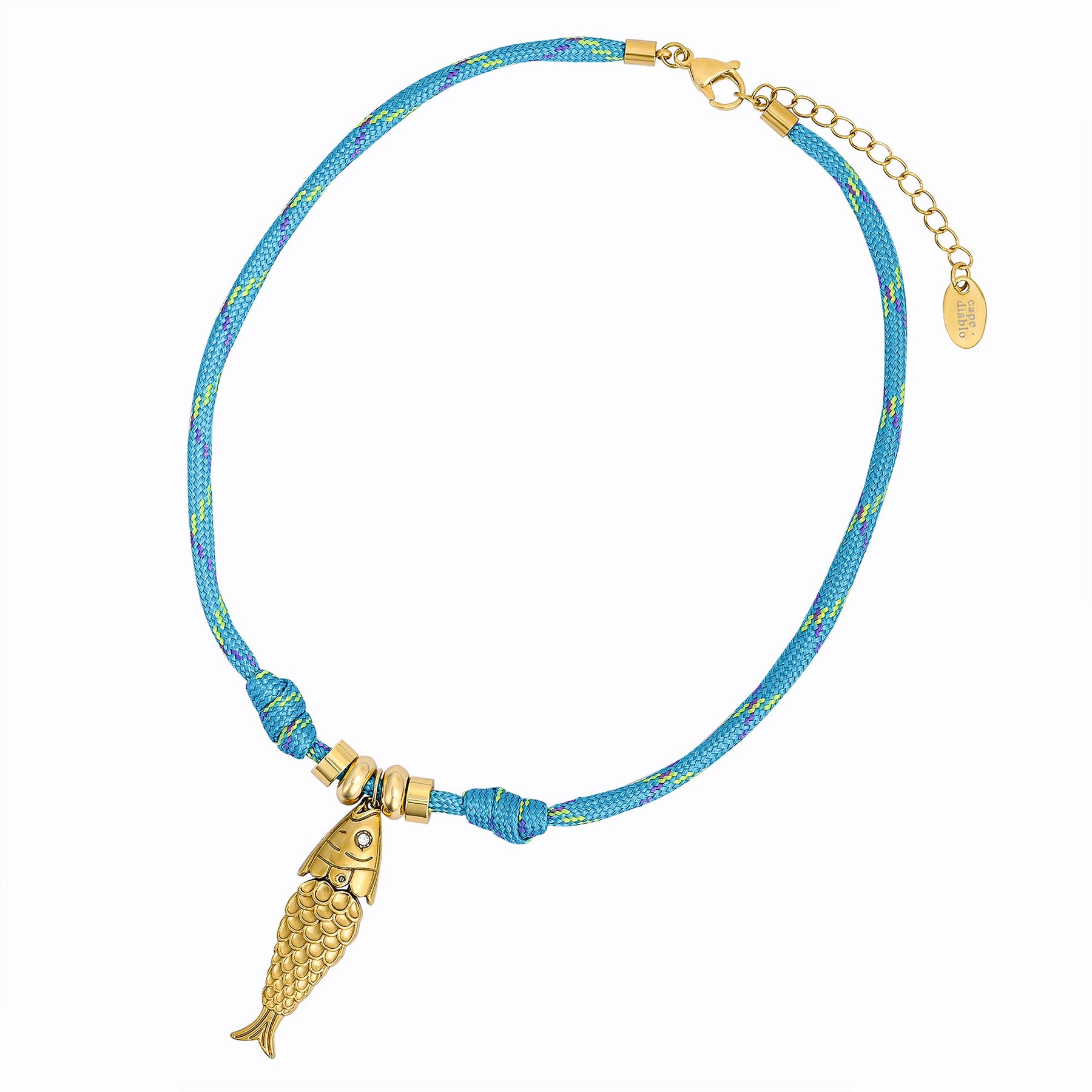 Collier porte-bonheur poisson Voyage Océan