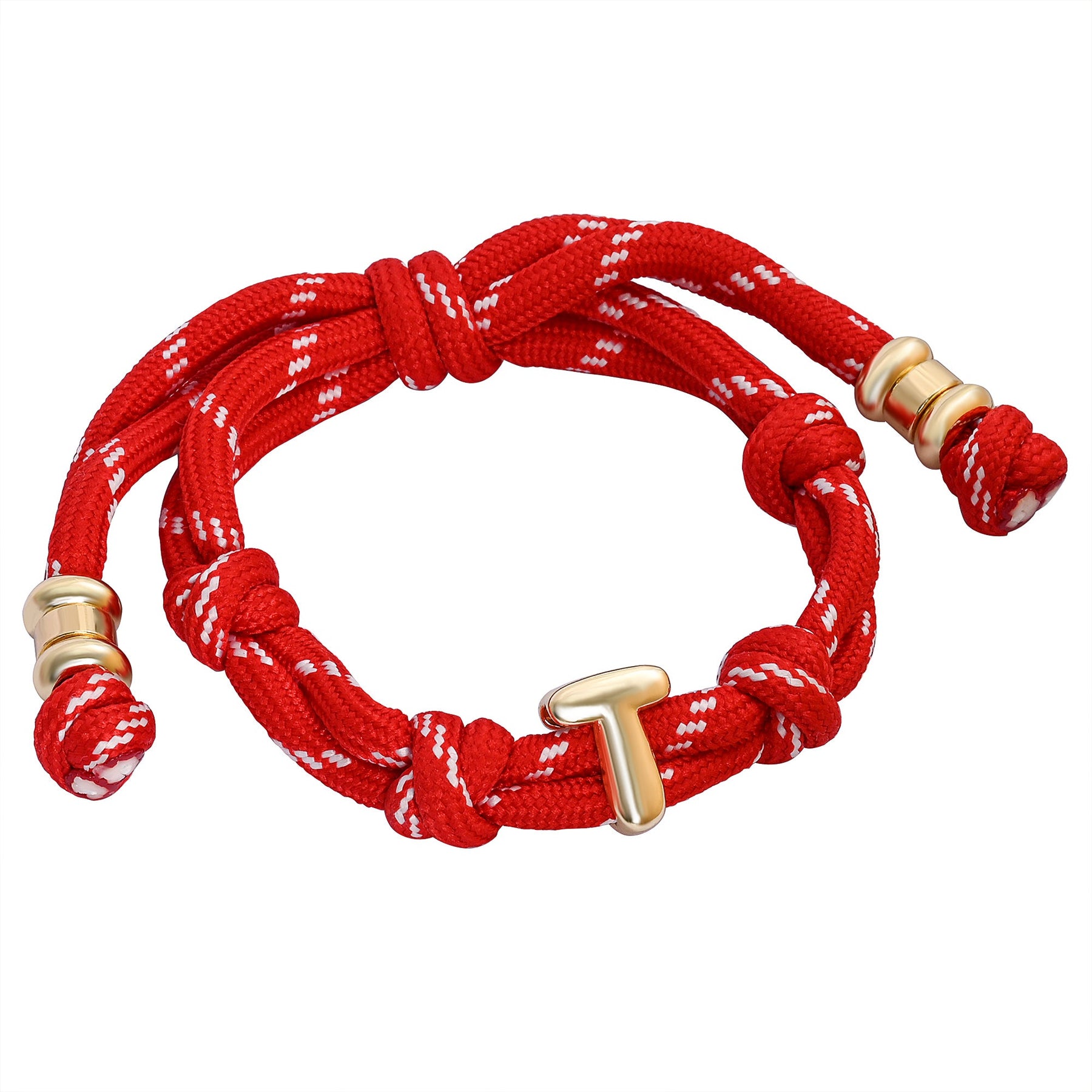 Geflochtene Initial Bracelets