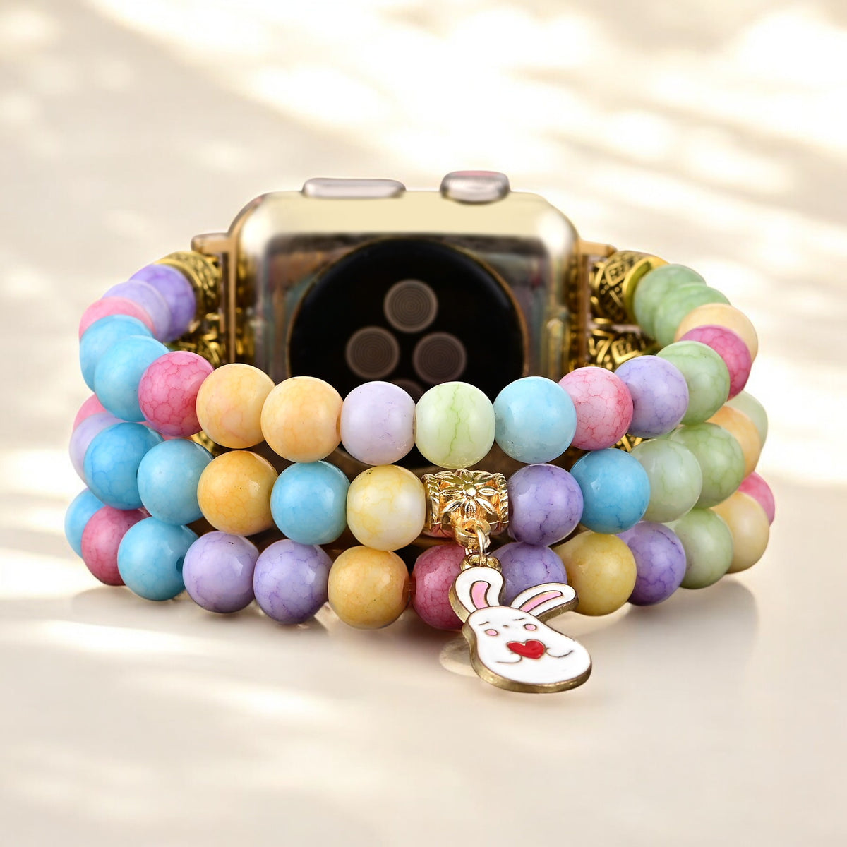 Bracelet Apple Watch extensible Pastel Paradise
