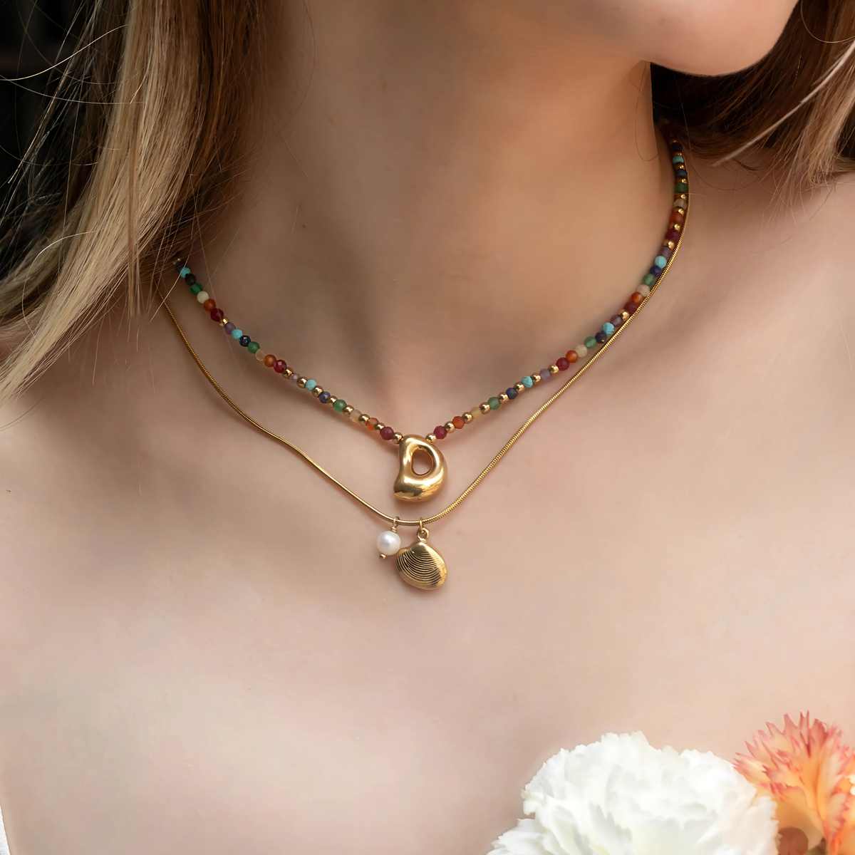 Collier d'Harmonie en Hématite Intense