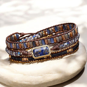 Mitternachtsroyalty Wickelarmband