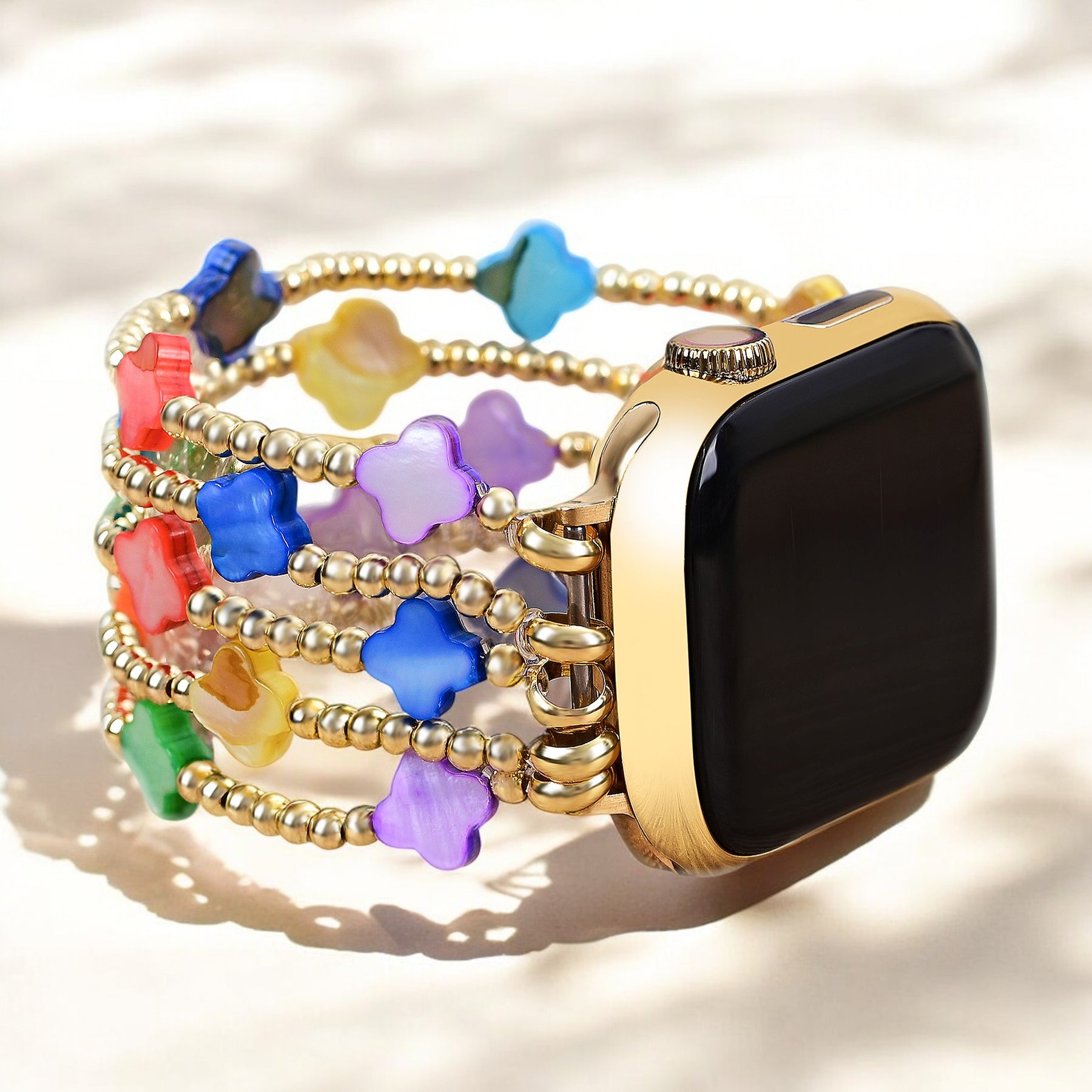 Bracelet extensible Chakra Clover Apple Watch