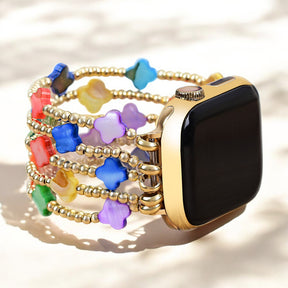 Bracelet extensible Chakra Clover Apple Watch