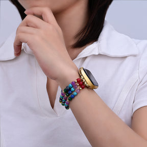 Mystic Pop Stone Stretch Apple Watch Armband