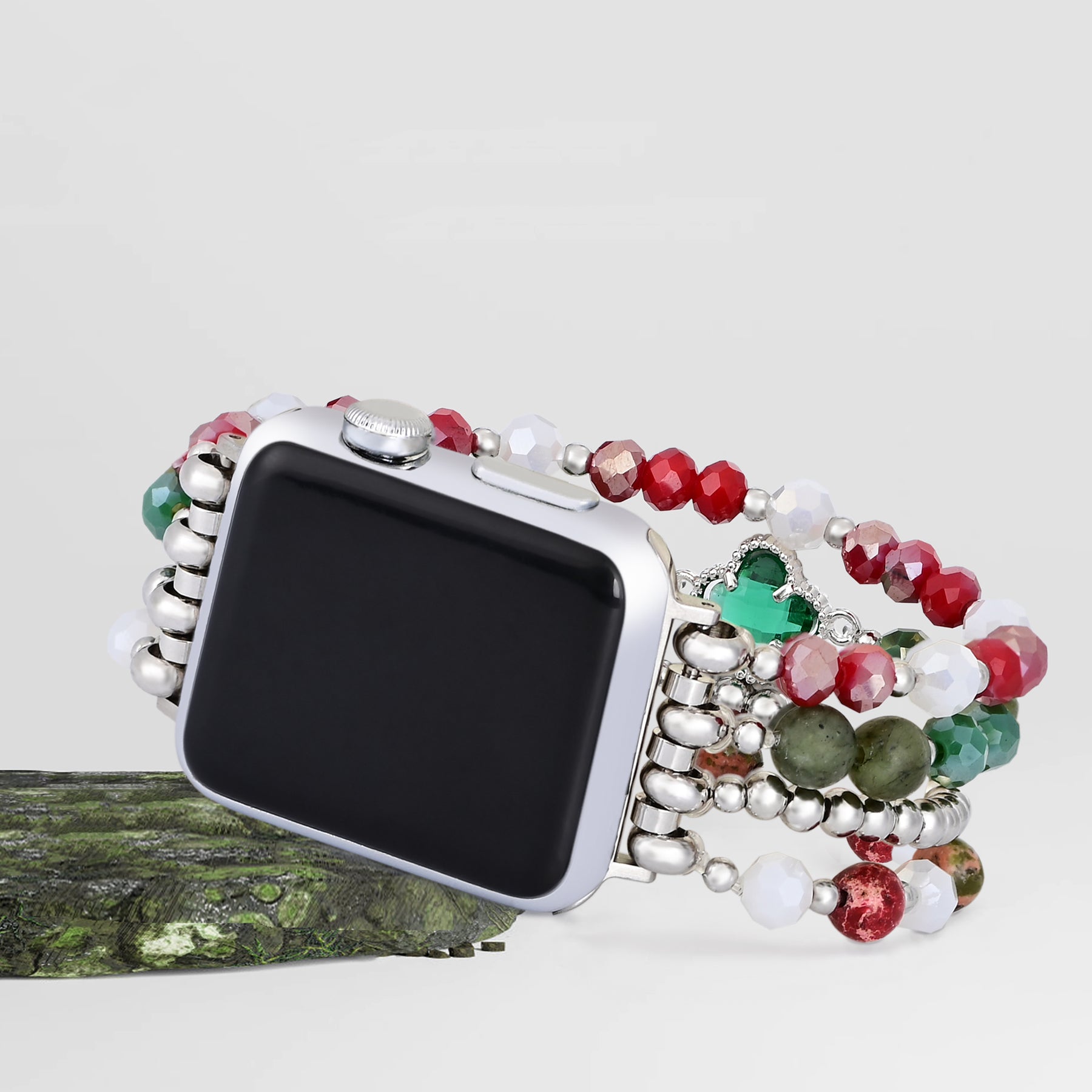 Merry Filigranes Stretch-Armband für Apple Watch