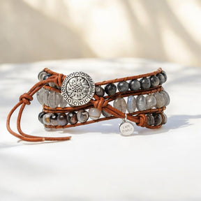 Labradorit Kunsthandwerker Wickelarmband