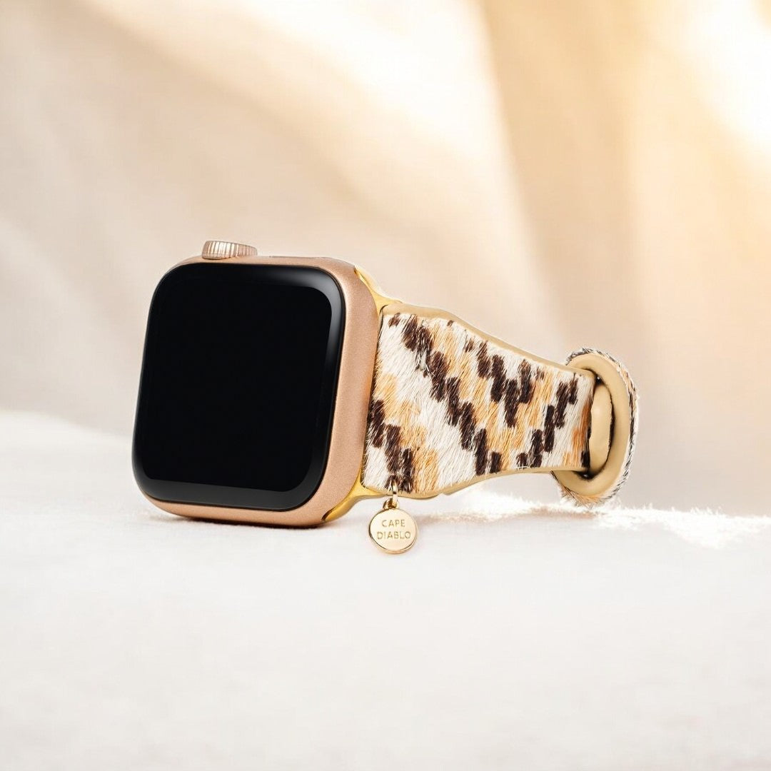 Ebony Escalade Leder Apple Watch Armband