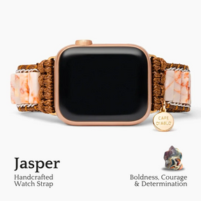 Zartes Imperial Jasper Apple Watch Armband