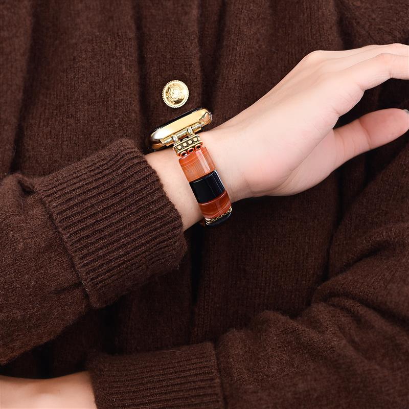 Haunted Stripes Halloween Apple Watch Armband