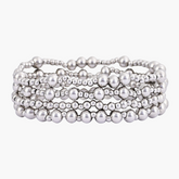 Platin Demure Armband Set