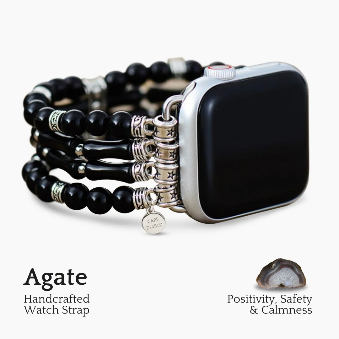 Moonlight Agate Stretch Apple Watch Armband