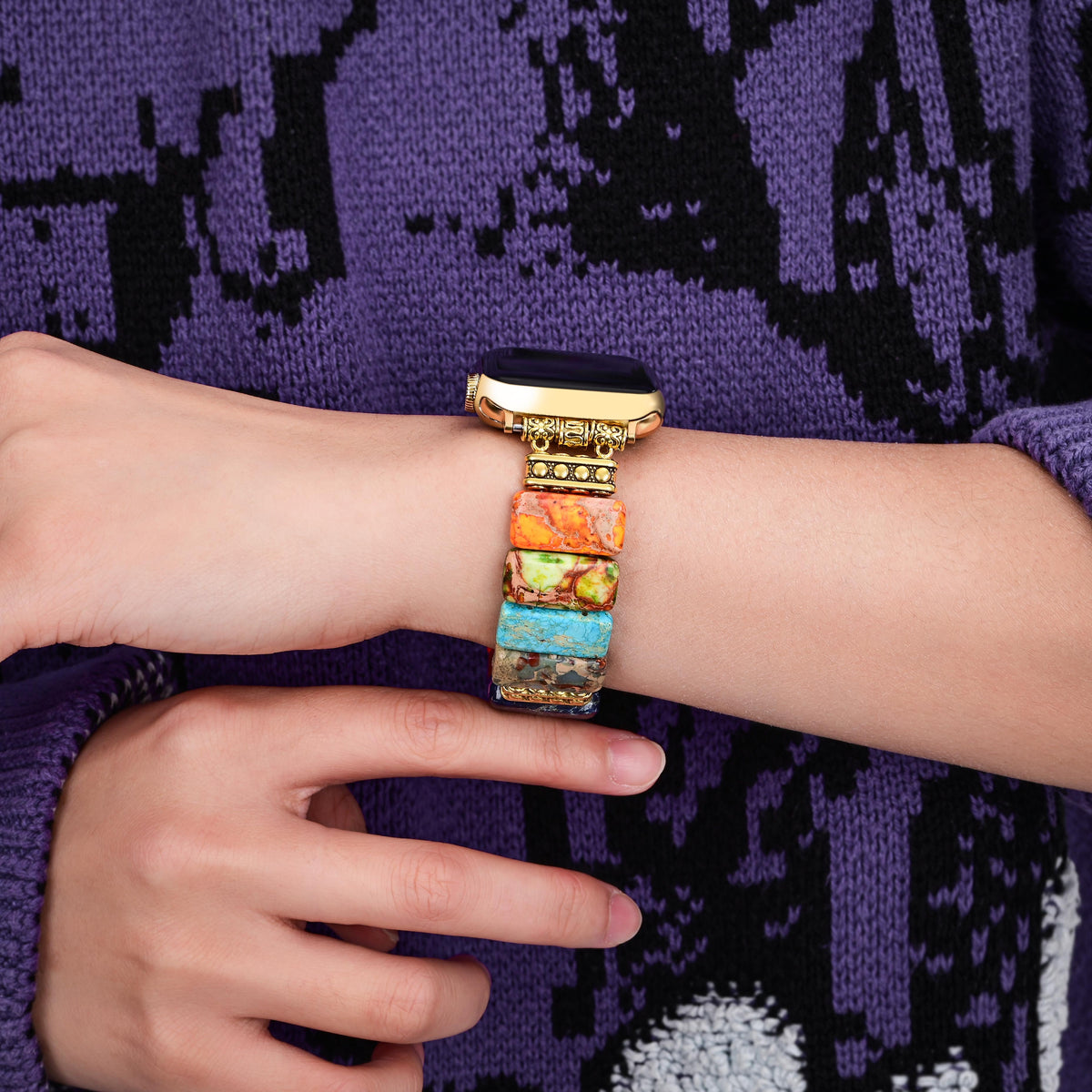 Chic Chakra Stretch Apple Watch Armband