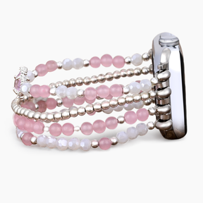 Valentine's Silver Love Stretch-Uhrenarmband