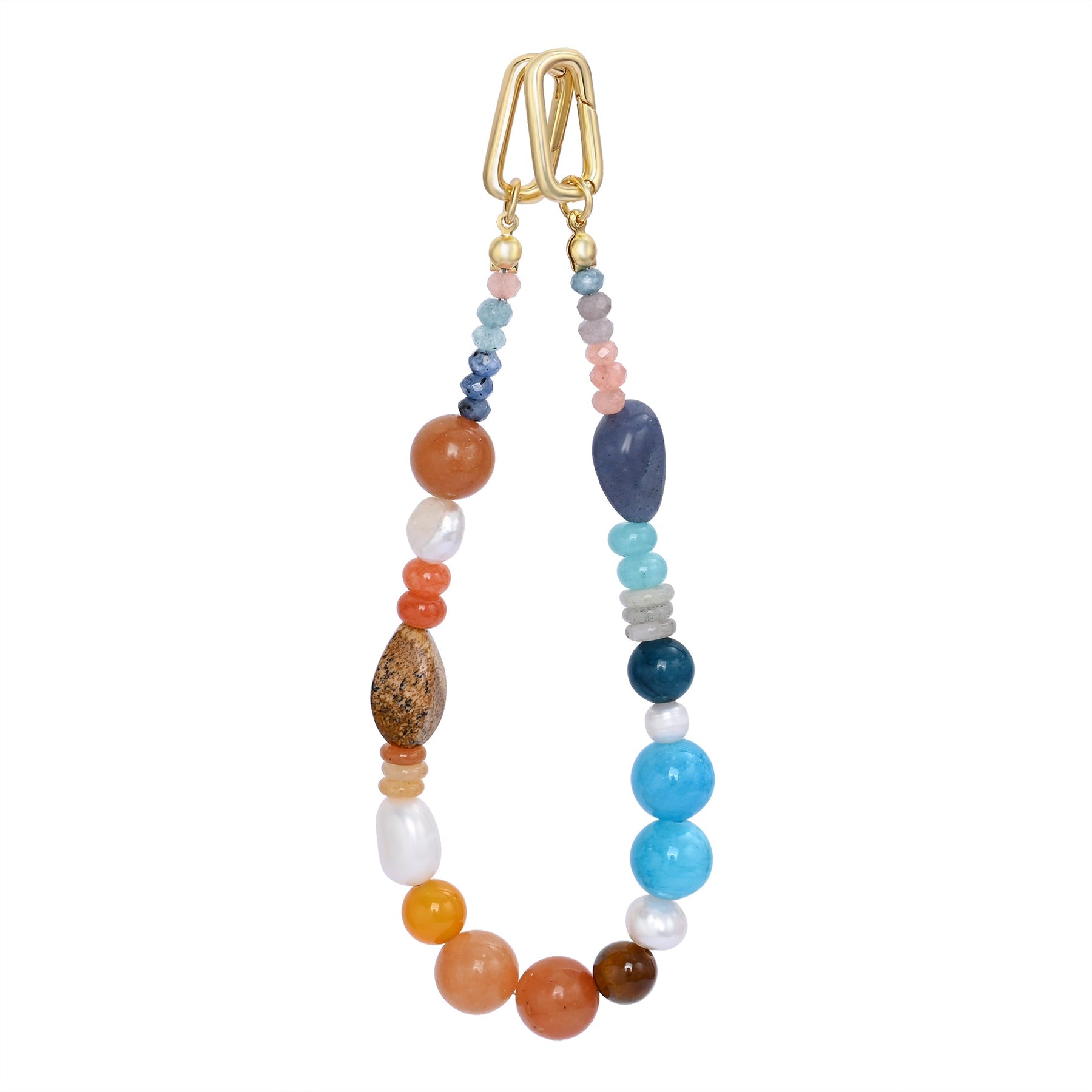 Blauer Aventurin Harmonie Taschenanhänger