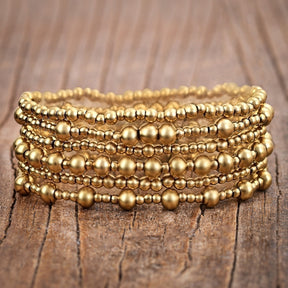 Goldenes Demure-Armbandset