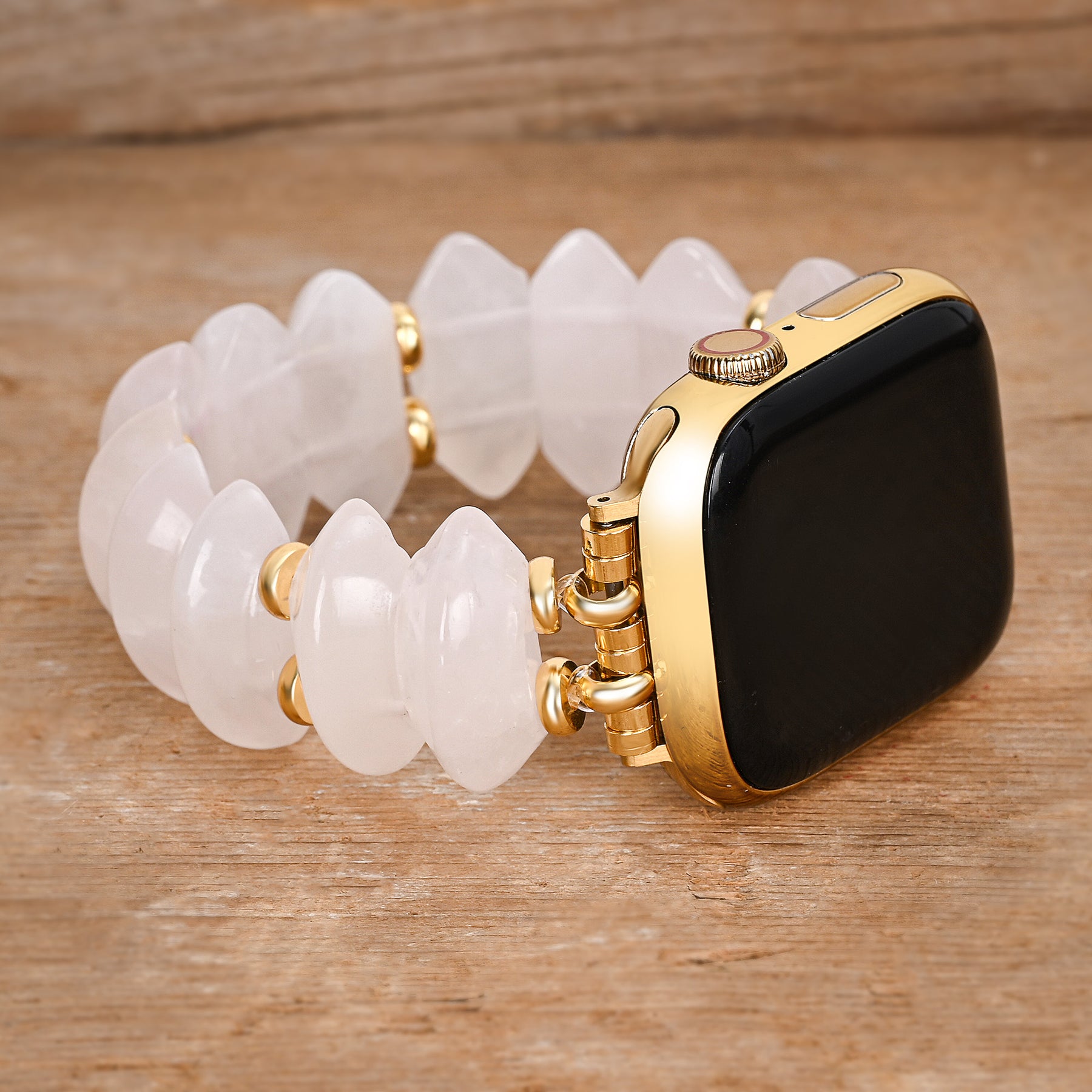 Liebevolles Quarz Stretch Apple Watch Armband