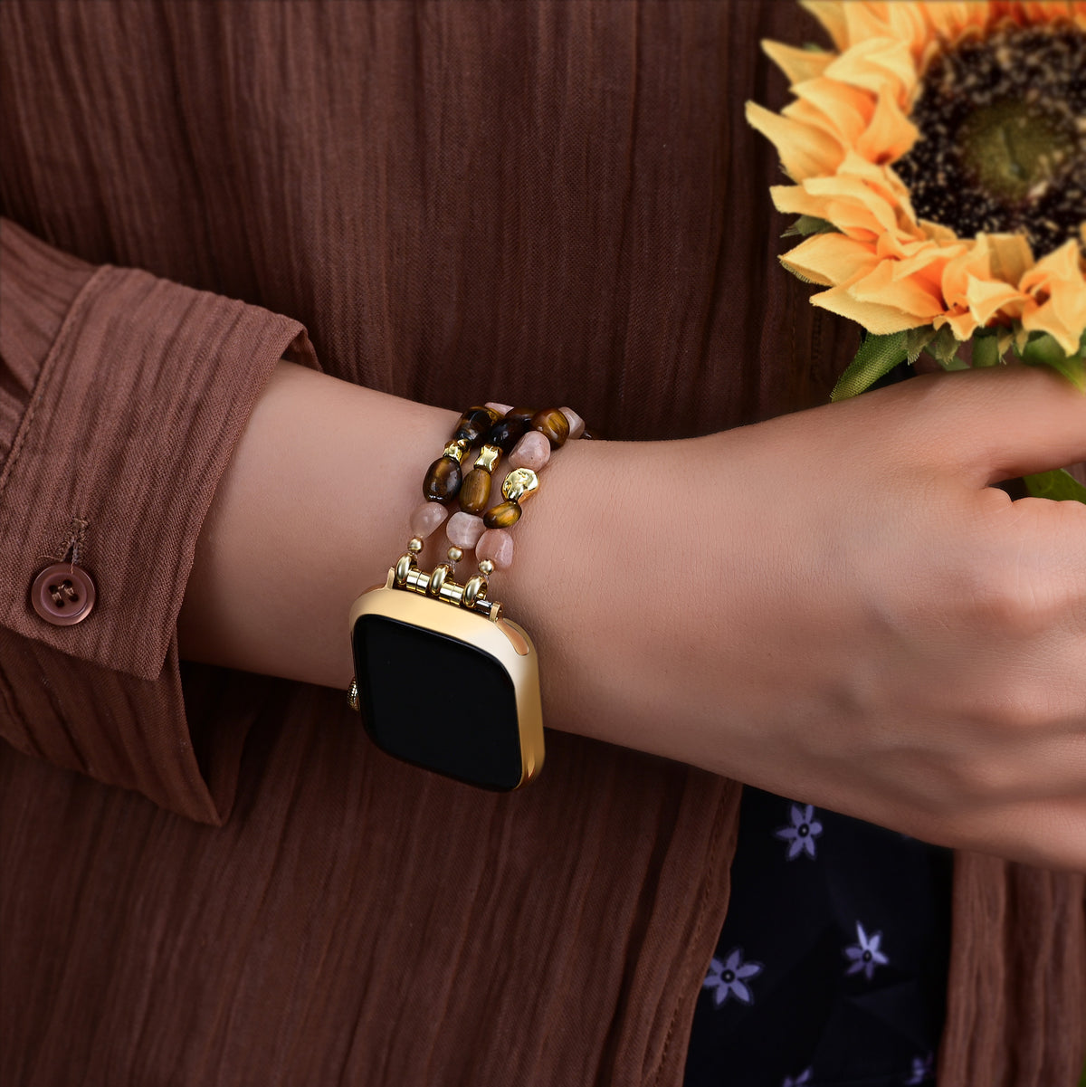 Herbstglut Stretch Apple Watch Armband