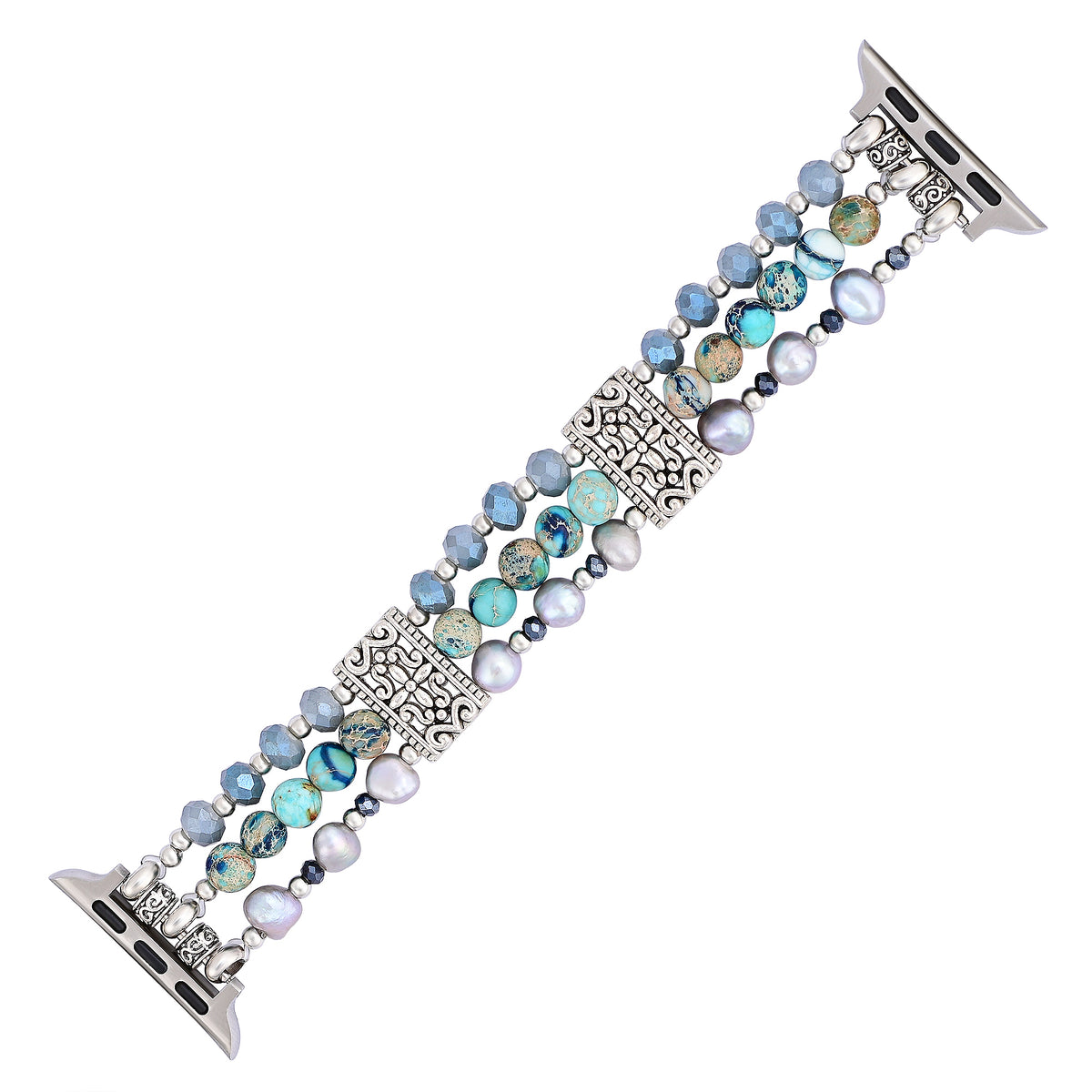 Artisanales Jasper Nomadic Stretch Apple Watch Armband