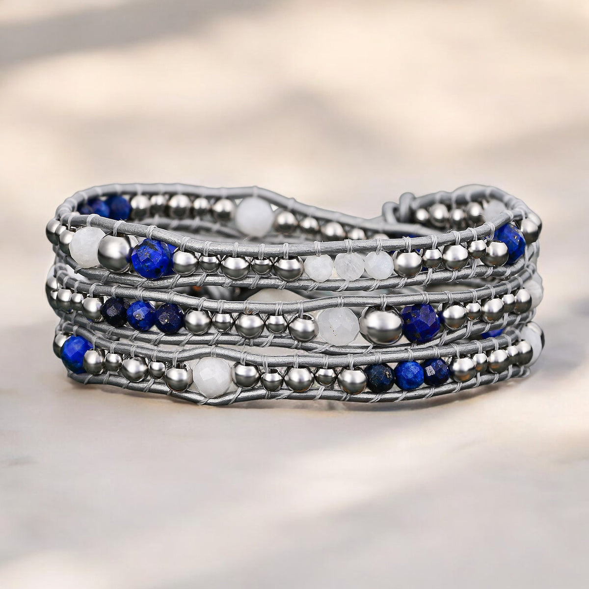 Himmlisches Lapis-Schutzwickelarmband