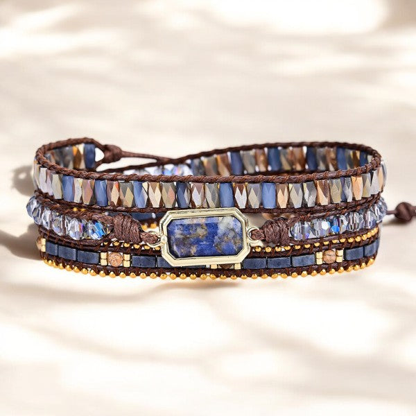 Mitternachtsroyalty Wickelarmband