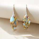 Boucles d'oreilles Terra Hues Leaves Jasper