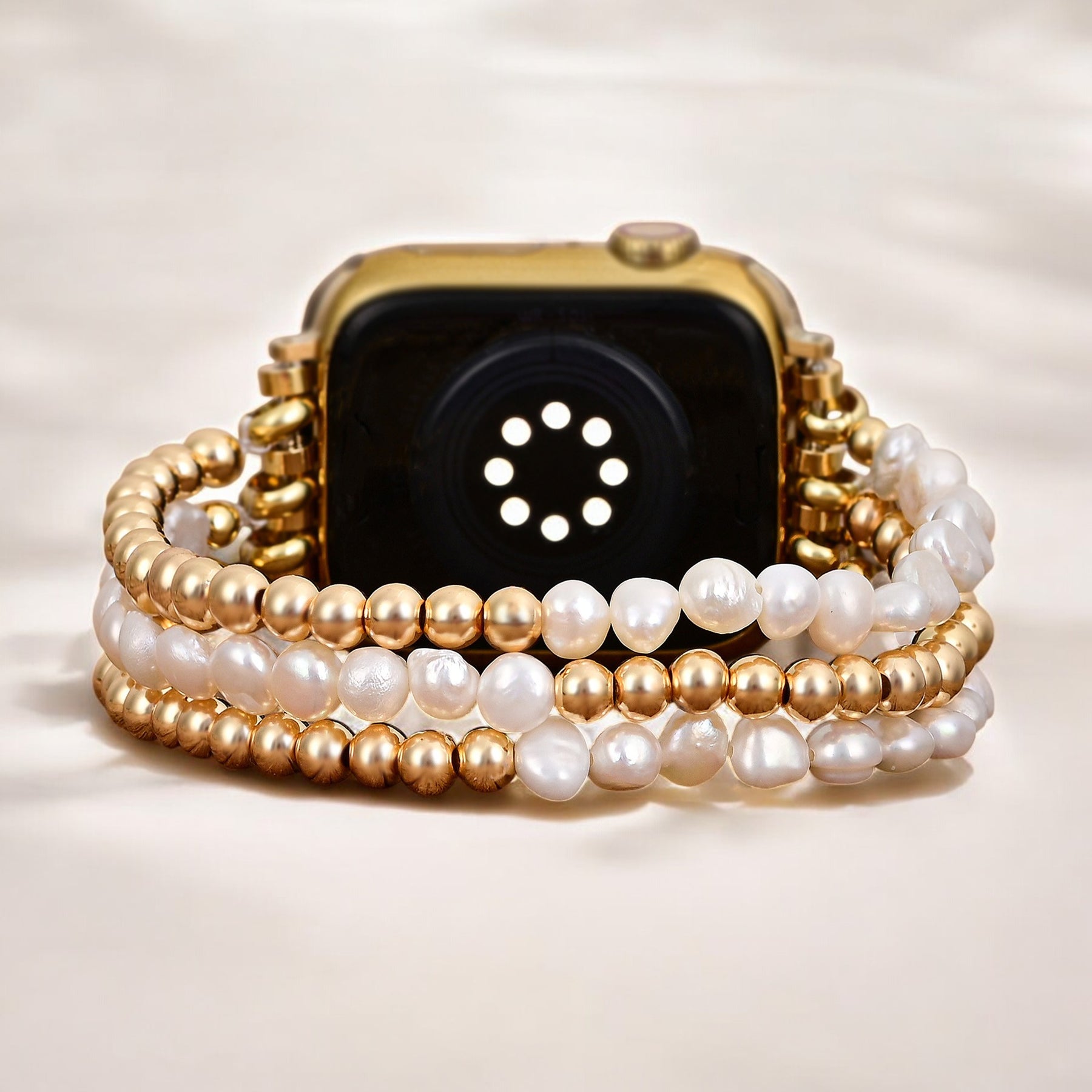 Bracelet extensible Pearl Radiance pour Apple Watch