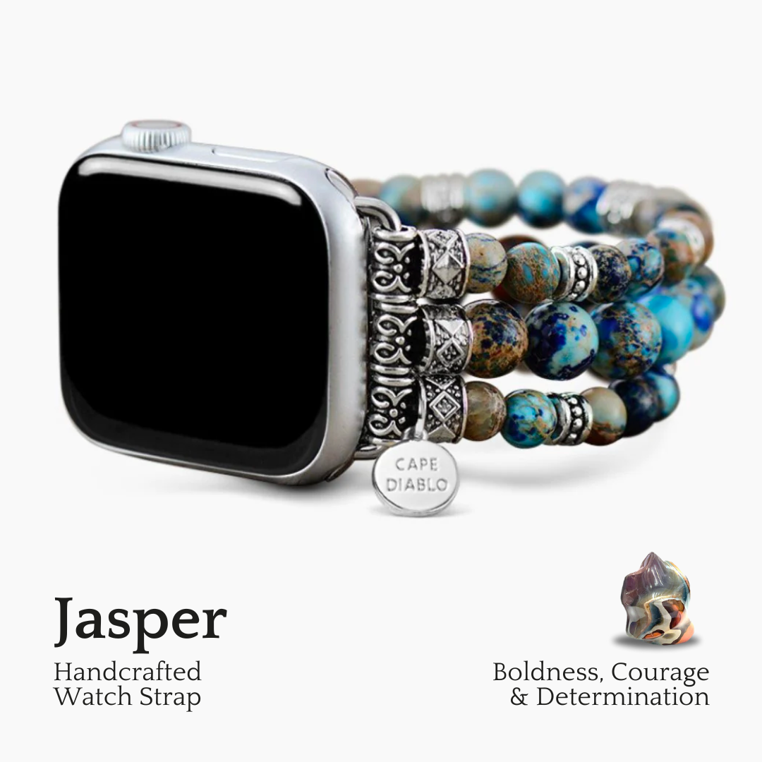 Imperial Jaspis Apple Watch Stretcharmband