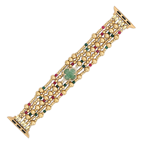 Merry Clover Stretch-Armband Apple Watch Gold