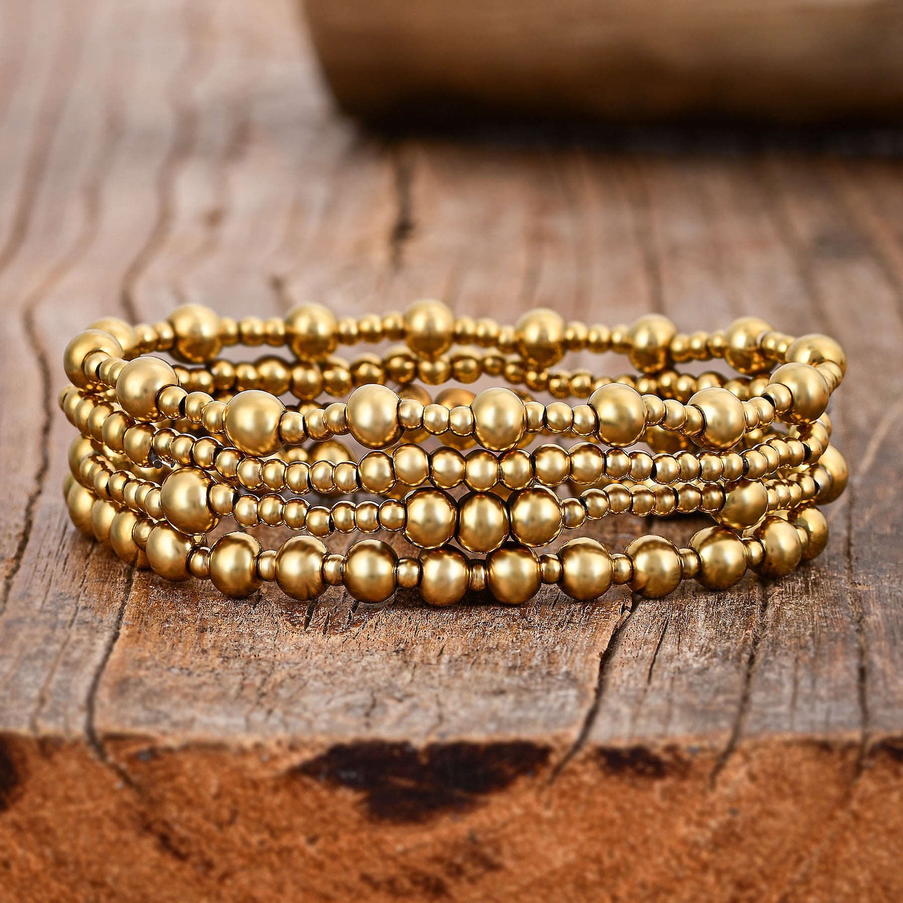 Ensemble de bracelets Golden Demure