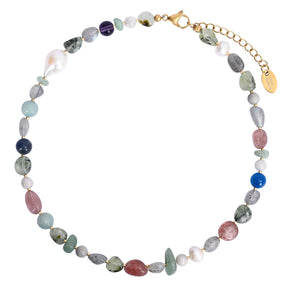 Ätherische Leuchtstein Halskette