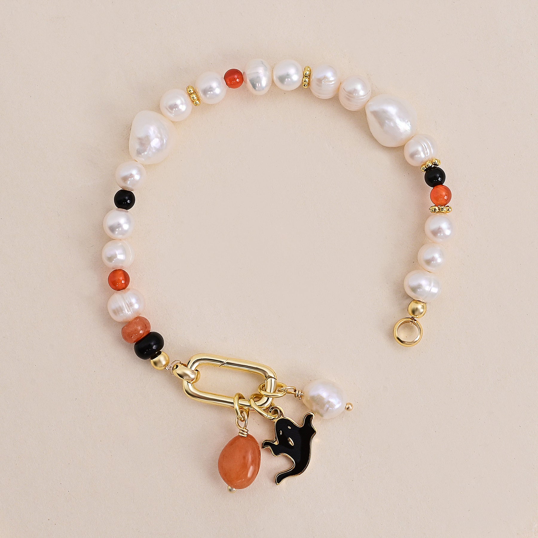 Bracelet perle éclat de Noël