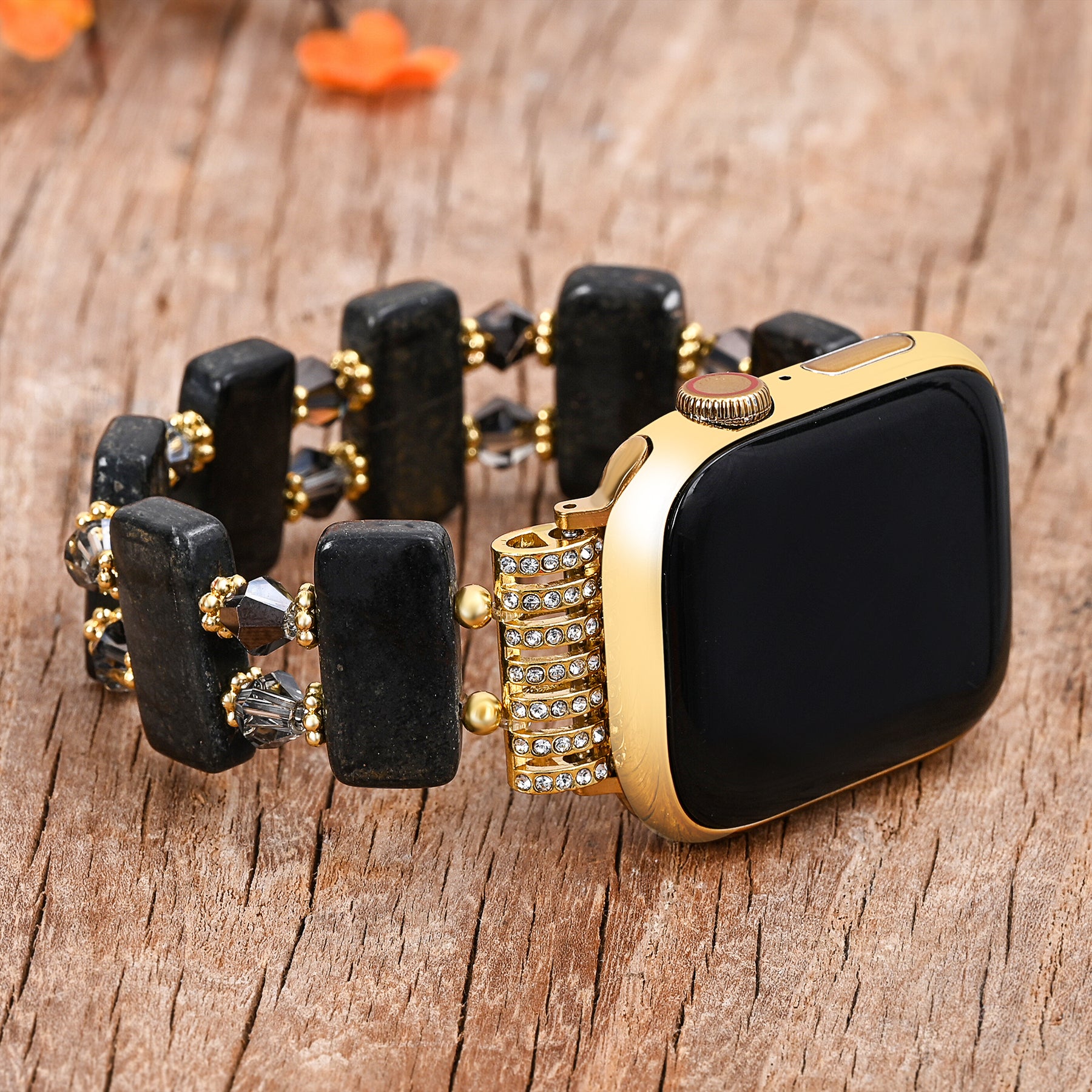 Bracelet extensible Obsidian Muse Apple Watch