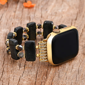 Bracelet extensible Obsidian Muse Apple Watch
